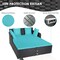 Costway Outdoor Patio Rattan Daybed Pillows Cushioned Sofa Furniture Beige/Turquoise/Red/Black